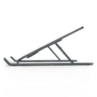 JCPal Xstand Portable Adjustable Compact Ergonomic Laptop Raiser Stand - Black-6 adjustable heights (15, 23, 30, 35, 40 and 45 degrees)