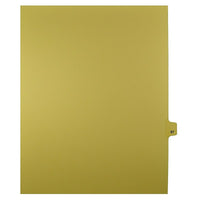 Mark Maker Legal Exhibit Index Tab Buff Single Tabs, 1/25th Cut, Letter Size, No Holes, Number 67, 25 Pack-Buff Single Tabs, 1/25th Cut