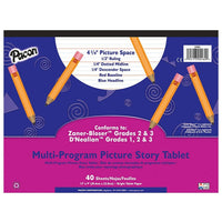 Pacon Zaner-bloser D'nealian Multi-program Picture Story Tablet Paper, Grades 1st - 3rd-Age group and grade: Grades 1st