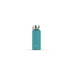Minimal Stainless Steel Insulated Flask - Aqua - 500ml-Easy clean, wide mouth opening