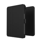 Speck Balance Folio Case with Microban for iPad A16/ Air (2020)/11" iPad Pro (2018-2022) - Black-Secure latch closure to keep tablet in place