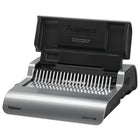 Fellowes Quasar E 500 Electric Comb Binding Machine with Starter Kit (5216901)-Effortless electric operation by pushing the button to punch