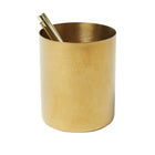 Martha Stewart Round Pencil Cup - Gold-Dimensions: 3.25" Diameter