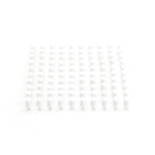 Poppin Push Pins - White - 100 Pack-Rubberized for a soft touch and no-slip grip