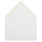 JAM Paper A7 Invitation Envelopes, 5.25 x 7.25, 80lb Strathmore Bright White Wove with V-Flap, 100 Pack (1921392g)-Size: A7 (5 1/4" x 7 1/4")