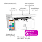HP LaserJet MFP M140we Wireless Black & White Printer (7MD72E)-Laser