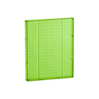 Azar Displays 20" x 16" Pegboard 1-Sided Wall Panel, Translucent Green, 2 Pack-For use with flat surface