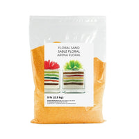 Sandtastik Floral Coloured Sand, 5 lb (2.3 kg) Bag, Burnt Ocher-Coarse grain with natural sparkle throughout