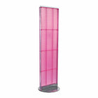 Azar Displays Pegboard Freestanding Floor Display, 16" x 60", Pink (700250-PNK)-Made from pegboard
