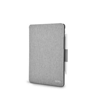 Solo IPD2303-10 Recycled, Antimicrobial, sleep/wake, multi angle viewing Slim Tablet Case with Stylus loop for 10.2" iPad - Grey-Type of Case or Cover: Tablet Case