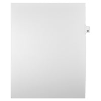 Mark Maker Legal Tabs - Letter Size - White - 1/25th cut - 25 tabs per package - 5 packages Pack - Number 32-White Single Tabs