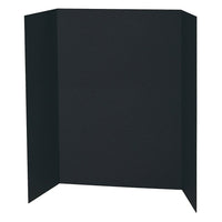 Pacon Presentation Board - 48" x 36" - Black - 6 Pack-Size: 36"H x 48"W