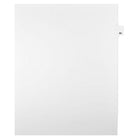 Mark Maker Legal Exhibit Index Tab White Single Tabs, 1/25th Cut, Letter Size, No Holes, Number 80, 25 Pack-White Single Tabs, 1/25th Cut
