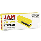 JAM Paper Office & Desk Sets, Stapler Pack of Staples, Yellow (3375YEYE)-Quantity: (1) Stapler, (1) Box of Staples (5000 ct)