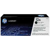 HP 12A (Q2612A) Black Original LaserJet Toner Cartridge-Standard toner cartridge yields up to 2000 pages