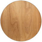 Flash Furniture 60" Round Wood Folding Banquet Table with Clear Coated Finished Top-5' Folding Table