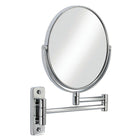 Cosmo 8" Magnifying Wall Mount Mirror, Chrome-High quality chrome plated steel