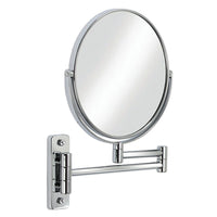 Cosmo 8" Magnifying Wall Mount Mirror, Chrome-High quality chrome plated steel