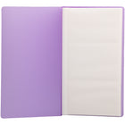 JAM Paper 72-Card Capacity Business Card Book - 4" x 7-1/4" - Purple-Quantity: Sold Individually