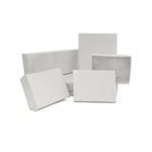 Eddie's #21 Jewellery Boxes - Extra Small - 2-1/2" W x 1-1/2" D x 7/8" H - White - 100 Pack-Cardboard