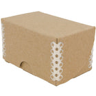 JAM Paper Kraft Ecoboard Business Card Box, Brown Recycled Kraft with Metal Edge, 5 Pack (9064 201g)-Material: Chipboard