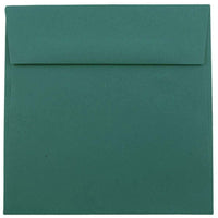 JAM Paper 6.5 x 6.5 Square Envelopes, Teal, 50 Pack-Invitation Envelope