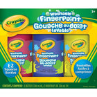 Crayola – Peinture au doigt lavable, paq./3-4