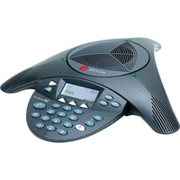 Poly SoundStation 2 Expandable Conference Phone-Polycom acoustic clarity full duplex speakerphone allows for clear simultaneous 2-way conversations