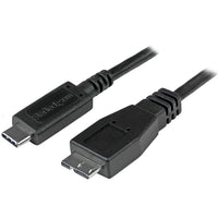 StarTech USB 3.1 Gen 2 (10 Gbps) USB-C to Micro-B Cable, M/M, 1m (3ft)-USB 3.1 data transfer rates up to 10Gbps when used with USB 3.1 host and device