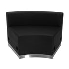 Flash Furniture HERCULES Alon Series Black LeatherSoft Reception Configuration, 7 Piece-Add on pieces as your business grows