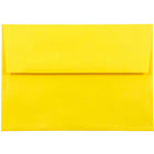 JAM Paper A8 Invitation Envelopes, 5.5 x 8.125, Brite Hue Yellow Recycled, 1000 Pack (96334B)-Yellow