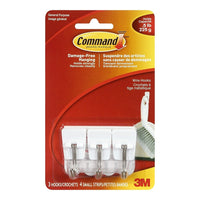 Command Small Wire Hooks 17067C-Holds strongly, removes cleanly, Easy to apply, Easy to remove, and Works on a variety of surfaces