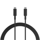 NXT Technologies 3' USB C 100W 10 Gbps Cable, Black-Reversible black USB-C cable provides a hassle-free connection