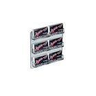 Azar Displays 6-Pocket Wall Mount Business Card Holder, 2/Pack (252221)-Made from acrylic