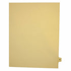 Mark Maker Legal Exhibit Index Tab Buff Single Tabs, 1/15th Cut, Letter Size, No Holes, Letter N, 25 Pack-Buff Single Tabs, 1/15th Cut