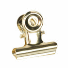 JAM Paper Metal Bulldog Clips - Small - 22mm - Gold - 25 Pack-Quantity: 25 per Pack
