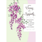 Millbrook Studios 5-3/8" x 7-3/4" With Caring Greeting Cards and Envelopes, 18 Pack (06826)-Printed on uncoated card stock