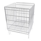 Eddie's Wire Dump Bins - 24" x 24" x 30" - Chrome (214111-1)-Wire Dump Bins