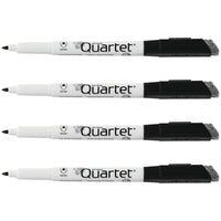 Quartet Classic Dry-Erase Markers with Magnetic Eraser Cap, Fine Tip, Black, 4 Pack-Fine tip dry-erase marker allows for smaller handwriting, making it best for personal, cubicle and calendar whiteboards