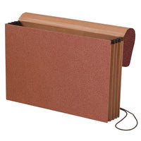 Staples Wallet, 3.5" Expansion, Legal, 5 Pack-Coated red fiber with a leather-like finish provides a more professional appearance