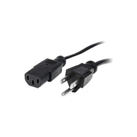 StarTech PXT101143 3' Power Cord-Features NEMA 5-15 Power (North America) Plug and IEC 60320 C13 Power ports for charging your device