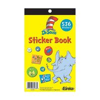 Eureka Sticker Book Dr Seuss, 1608 Pack (EU-609720)-Dr. Seuss