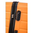 TOSCANO OPPORTUNA 20" Hardside Carry On Luggage - Burnt Orange-Detachable Dual Glide Tech Wheel System