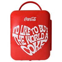 Coca-Cola World 1971 Series Mini Fridge 6 Can Cooler/Warmer-Celebrates the 50th anniversary of the iconic “I’d like to buy the world a Coke!” Unity campaign
