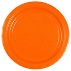 JAM Paper Round Paper Party Plates - Small - 7 Inch - Orange - 50 Pack-Colour: Orange | Easily match your party theme with colourful plates