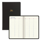 Letts Icon Plan Forever 12 Month Perpetual Diary - 7 5/8" x 5" - Black-384 Pages, Book size