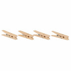 JAM Paper Wood Clip 2" Clothespins - Natural - 24 Pack-Great for organizing, adding flair to invites or accouncements, using on bulletin/cork boards, scrapbooking and many DIY crafts projects!