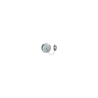ASI Clothes Line, 6'-Polished stainless steel unit has spring actuated 6' (1829 mm) vinyl cord with white vinyl knob and locking nut to hold stretched line taut.