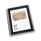 Avery Flexi-View Presentation Binder, 1/2" Sized Round Rings, Black (15767)-Preprinted colourful frame accents your title page