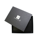 Ashlin (RFIDp221-00-01) Amsterdam RFID Blocking Passport Wallet, Black-Black - Midnight